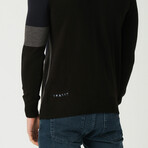 Diagonal Knitwear // Black (2XL)