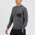 Flexi Pocket Basic Sweatshirt // Anthracite (L)