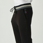Knit Waist Sweatpants // Black (M)
