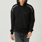 Reflective Oversize Hoodie // Black (S)