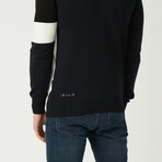 Diagonal Knitwear // Navy (S)