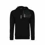 Reglan Sleeve Hoodie // Black (2XL)