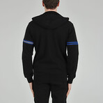 Quilt Zipper Jacket // Black (L)