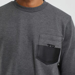 Flexi Pocket Basic Sweatshirt // Anthracite (L)