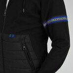 Quilt Zipper Jacket // Black (L)