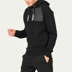 Reglan Sleeve Hoodie // Black (2XL)