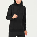 Parachute Hoodie // Black (L)
