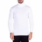 Essentials Turtleneck Sweater // White (XL)