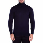 Turtleneck Sweater // Navy (M)