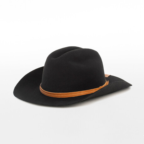 Cowboy Black Hat // Black (S)