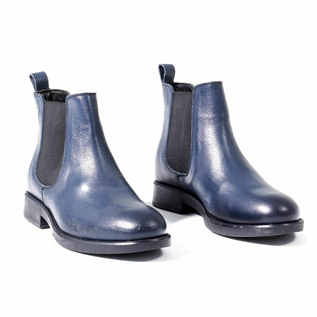 Sheldon Boot // Navy Blue (Euro Size 38)