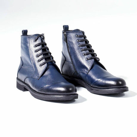 Tyler Boot // Navy Blue (Euro Size 38)