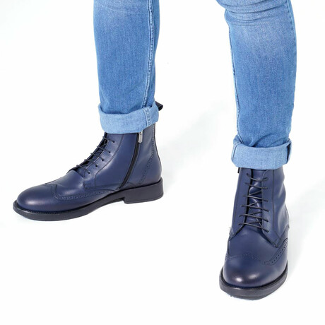 Morgan Boot // Navy Blue (Euro Size 38)
