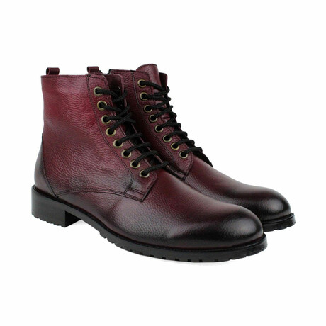 Sag Lave patient Troy Boot // Claret Red (Euro Size 41) - Callizio - Touch of Modern