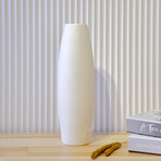 Roll Ceramic Vase // White