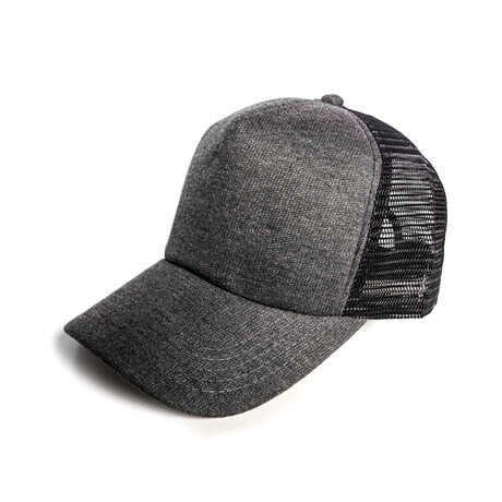 Knit Trucker Cap // Dark Gray