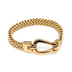 Dell Arte // Gold Plated Stainless Steel Bracelet // Gold