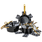 12 Piece Orbit Ceramic Cookware Set // Black