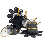 12 Piece Constellation Cookware Set // Black