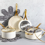 12 Piece Constellation Cookware Set // Cream