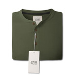 Premium Thermal Long Sleeve Henley // Olive (2XL)