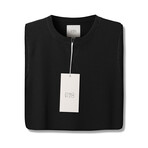 Premium Thermal Crew Neck Long Sleeve Shirt // Black (XL)