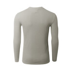 Premium Thermal Long Sleeve Henley // Khaki (XL)