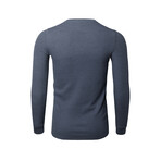 Premium Thermal Crew Neck Long Sleeve Shirt // Denim (S)