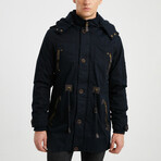 Larry Coat // Navy Blue (4XL)