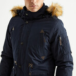 Adam Coat // Navy Blue (S)