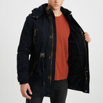 Larry Coat // Navy Blue (4XL)