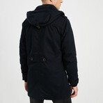 Larry Coat // Navy Blue (4XL)