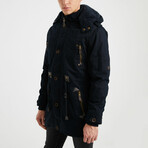 Larry Coat // Navy Blue (4XL)