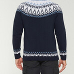 Larry Sweater // Navy + White (L)