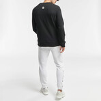 Faje Crewneck Sweatshirt // Black (2XL)