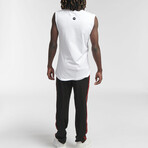 Teks Sleeveless Shirt // White (XL)