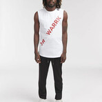 Teks Sleeveless Shirt // White (XL)