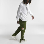 Bit Bomber Jacket // White (2XL)