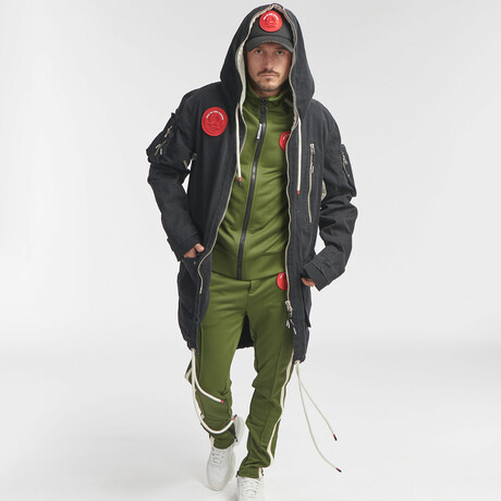 Wesk 2 Track Pants // Army Green (XS)