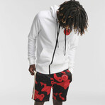 Woo Zip Up Hoodie // White (XL)