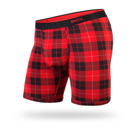 Classic Boxer Brief Print // Fireside Plaid Red (XS)