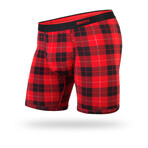 Classic Boxer Brief Print // Fireside Plaid Red (M)