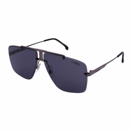 Carrera // Men's 1016-S-KJ1 Sunglasses // Ruthenium + Blue