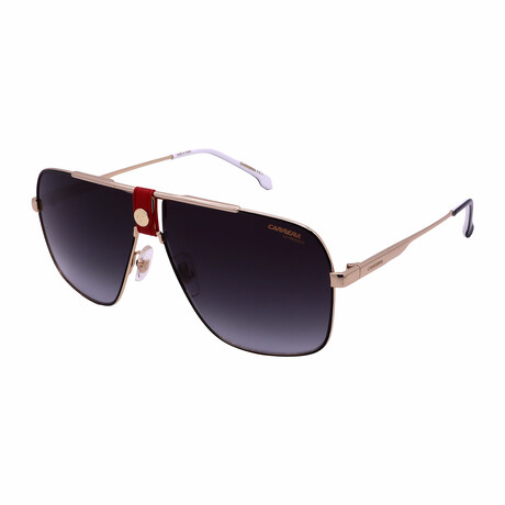Carrera // Men's // 1018/S Y11 Aviator Sunglasses // Gold + Grey Gradient