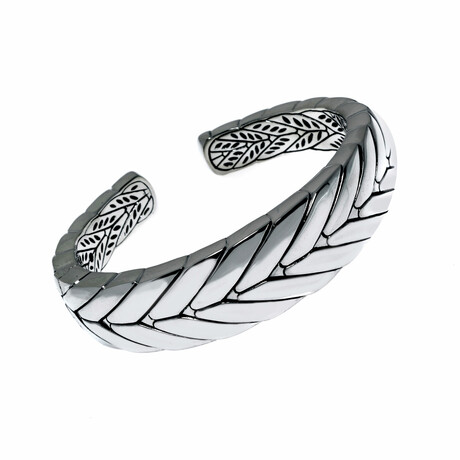 Modern Chain Sterling Silver Bracelet // 7" // Store Display