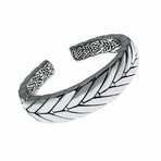 Modern Chain Sterling Silver Bracelet // 7" // Store Display