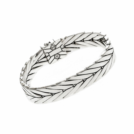 John Hardy // Sterling Silver Bracelet // 7.25" // Store Display