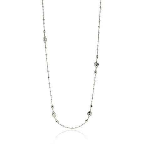 John Hardy Legends Naga Sterling Silver Dragon Scale Station Necklace // 36" // Store Display