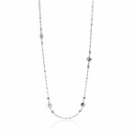 John Hardy Legends Naga Sterling Silver Dragon Scale Station Necklace // 36" // Store Display