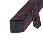 Sith Handmade Silk Tie // Black + Red
